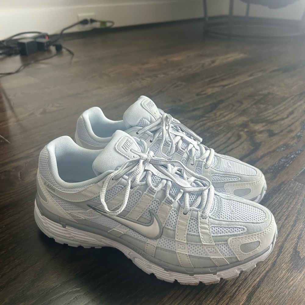 Nike White Sneakers with Chunky Silhouette